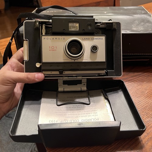 Vintage polaroid land camera - polaroid,