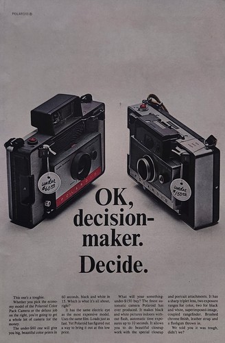 Vintage polaroid land camera - land,