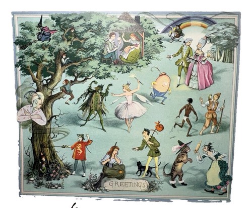 Vintage pantomime land - pantomime,