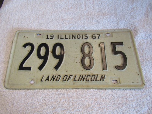 Vintage 1967 illinois land - 1967, of