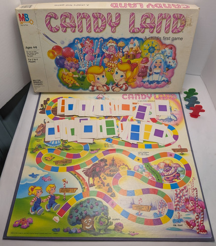 Vintage 1984 candy land board - vintage,