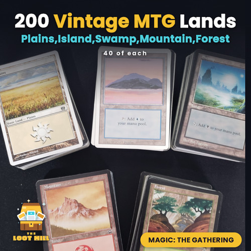 200 vintage mtg basic - mtg, land