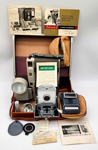 Vintage polaroid land camera - polaroid,