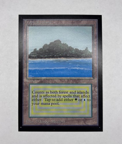 Vtg mtg tropical - tropical, island