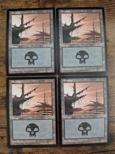 Mtg swamp original - 4x, ⭐original
