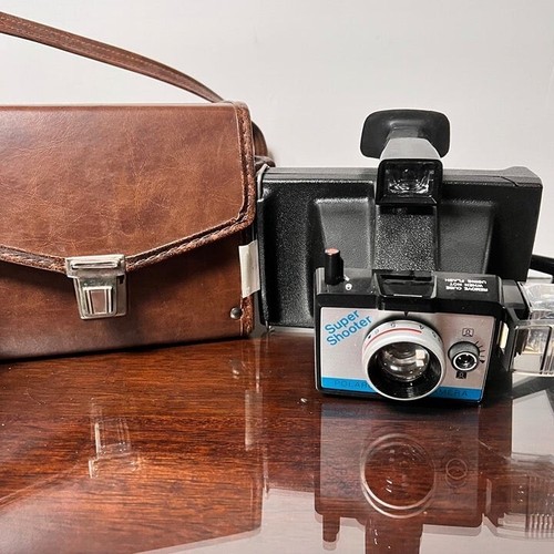 Vintage polaroid land camera - polaroid,