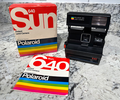 Polaroid 640 vintage land - polaroid,