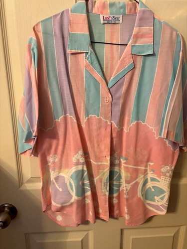 Vintage land sea pastel - vintage,