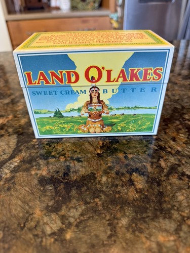 Vintage land lakes metal - vintage,