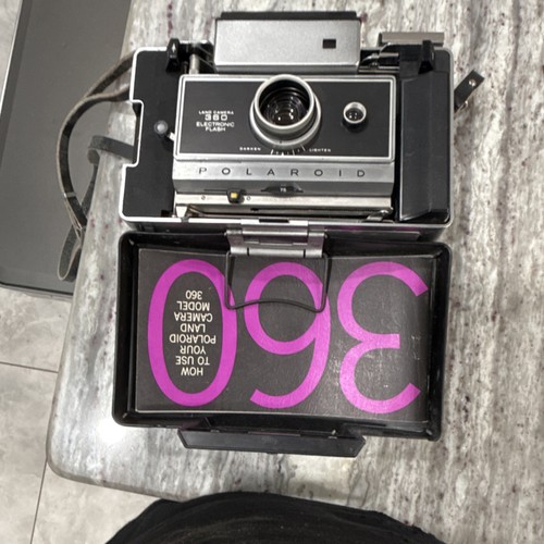 Vintage polaroid land camera - land,