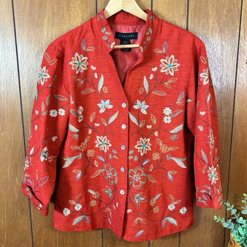 Vintage silk land - silk,