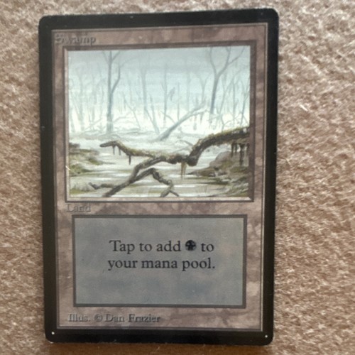 Mtg beta swamp basic - beta,