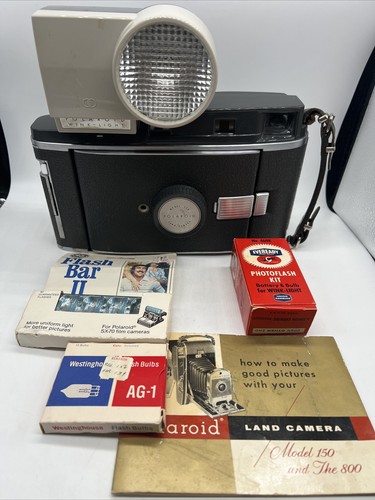 Vintage polaroid land camera - land,