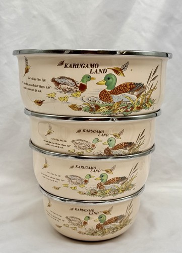 Vintage karugamo land - karugamo, enamel