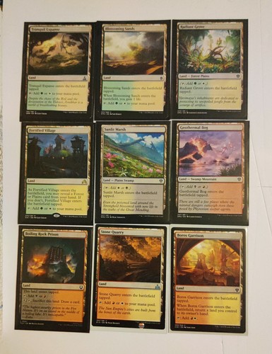 Mtg budget dual lands - budget, lot